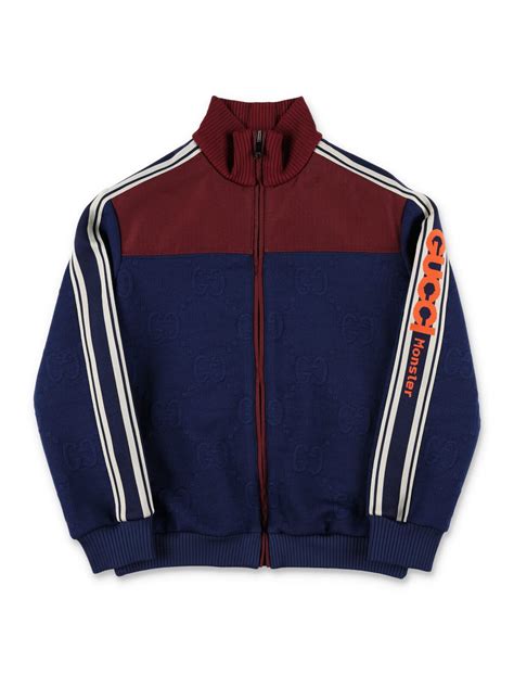 gucci jacquard track jacket|gucci track jacket women.